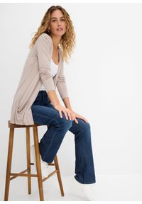 bonprix - Kurtka koszulowa z miękkiej mieszanki wiskozy. Kolor: szary. Materiał: wiskoza #2