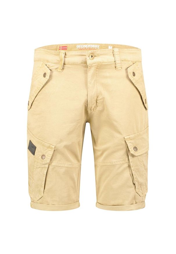Bermudy Geographical Norway PRODOL EO MEN 063 beżowy męska (SX1427H/GNO-Beige). Kolor: beżowy. Sport: turystyka piesza