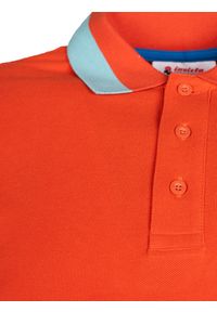 Invicta Koszulka Polo | 4452240 / U | Mężczyzna | Pomarańczowy. Okazja: na co dzień. Typ kołnierza: polo. Kolor: pomarańczowy. Materiał: bawełna. Długość rękawa: krótki rękaw. Wzór: aplikacja. Styl: klasyczny, casual #3