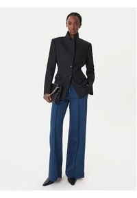 Patrizia Pepe Spodnie materiałowe 8P0813/A715 Niebieski Wide Leg. Kolor: niebieski. Materiał: wiskoza #2