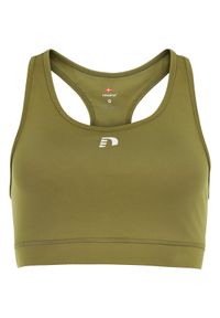 NewLine - Biustonosz damski Newline essential top. Kolor: brązowy. Sport: bieganie, fitness #1
