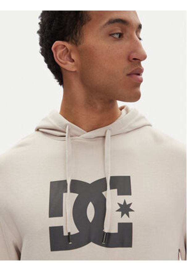 DC Shoes Bluza ADYSF03099 Beżowy Relaxed Fit. Kolor: beżowy. Materiał: bawełna