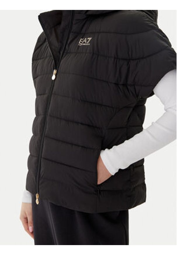 EA7 Emporio Armani Bezrękawnik 7W000477 AF12476 UC001 Czarny Regular Fit. Kolor: czarny. Materiał: syntetyk. Długość rękawa: bez rękawów