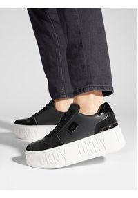 DKNY Sneakersy Lowen K3361202 Czarny. Kolor: czarny