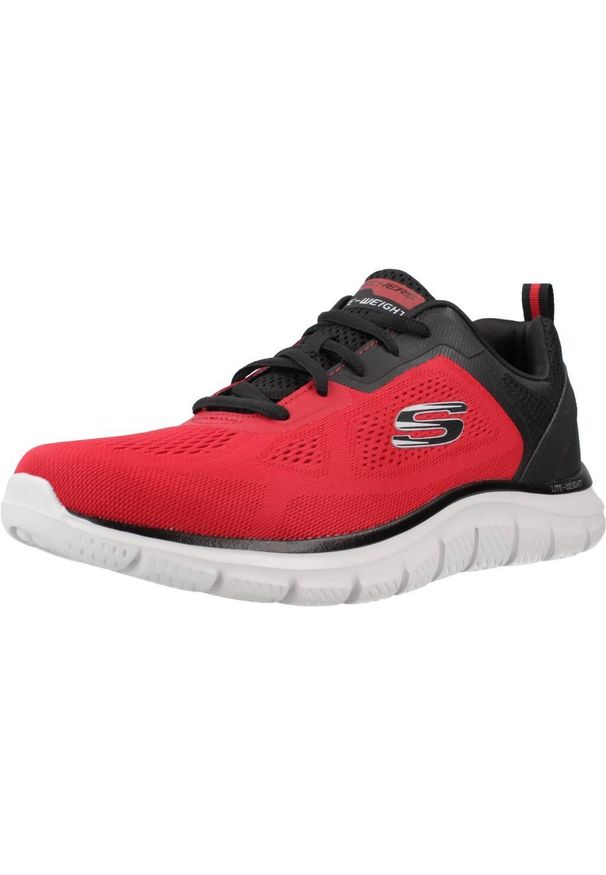 skechers - Kapcie SKECHERS TRACK Czerwony. Kolor: czerwony