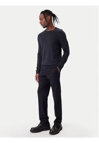 JOOP! Sweter 13Ravorono 10100436 30102137 Granatowy Regular Fit. Kolor: niebieski. Materiał: bawełna #4