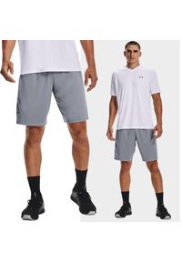 Spodenki fitness męskie Under Armour Tech Graphic 035. Kolor: szary. Sport: fitness #1