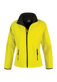 RESULT - Kurtka Result Softshell Femme Printable. Kolor: wielokolorowy, żółty, czarny. Materiał: softshell #1