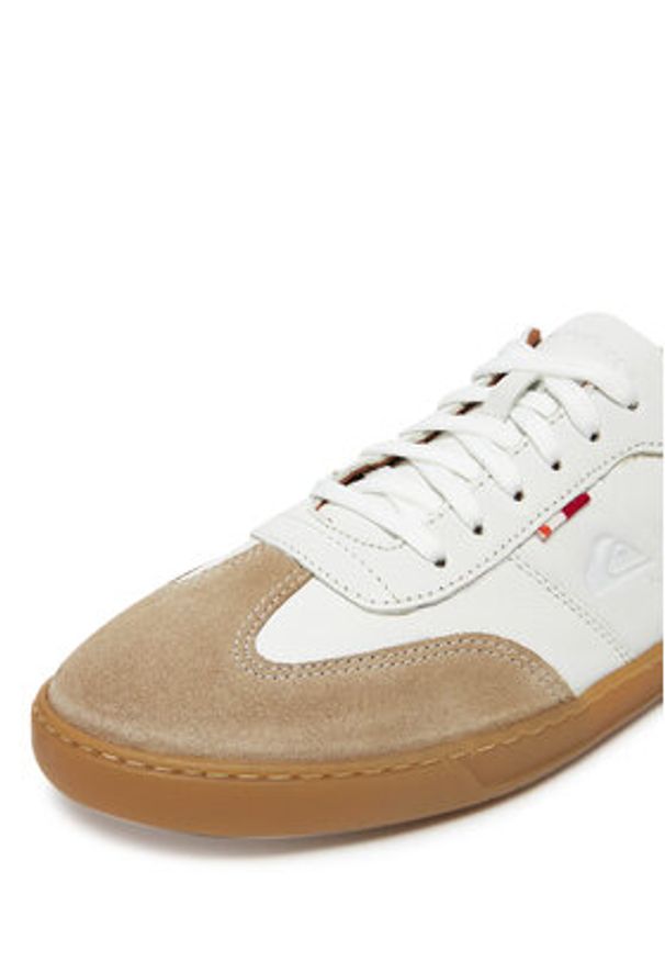 Quiksilver Sneakersy VALLEY2-05 MB Biały. Kolor: biały. Materiał: skóra