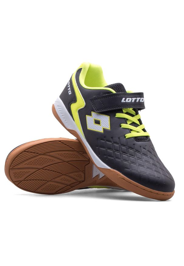 Buty dziecięce halowe LOTTO DASHER T sportowe na salę. Kolor: czarny