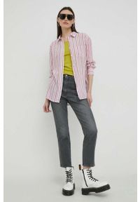 Wrangler jeansy Walker damskie high waist. Stan: podwyższony. Kolor: szary #2