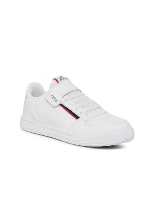 Buty do chodzenia dla dzieci Kappa Marabu II. Zapięcie: rzepy. Kolor: czerwony, biały, wielokolorowy. Materiał: tkanina, materiał, syntetyk. Szerokość cholewki: normalna. Sport: turystyka piesza