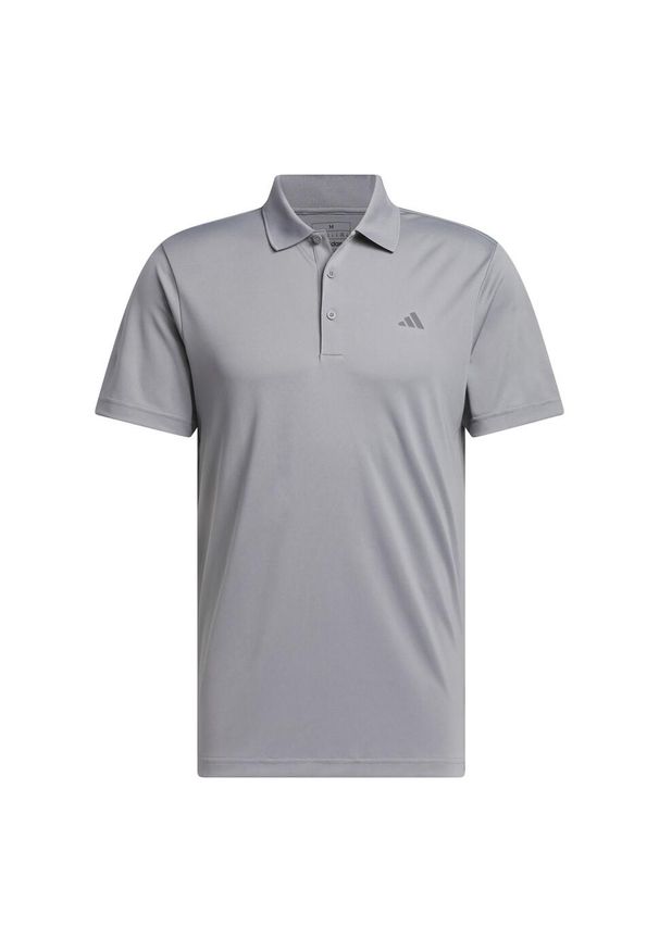 Adidas - Koszulka Adi Performance Polo. Typ kołnierza: polo. Kolor: szary. Materiał: materiał. Styl: sportowy