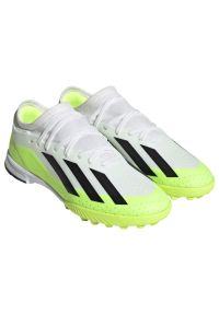 Adidas - Buty piłkarskie adidas X Crazyfast.3 Tf Jr IE1568 białe białe. Zapięcie: sznurówki. Kolor: biały. Materiał: syntetyk, guma. Sport: piłka nożna