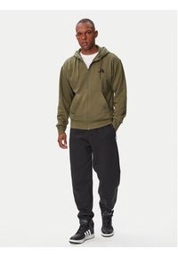 Adidas - adidas Bluza Feelcozy IA6042 Khaki Regular Fit. Kolor: brązowy. Materiał: bawełna #3