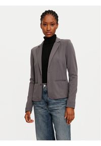 only - ONLY Marynarka Poptrash 15153144 Szary Regular Fit. Kolor: szary. Materiał: syntetyk #1