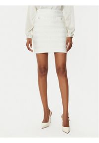 Marciano Guess Spódnica mini 5RGD01 5852Z Beżowy Slim Fit. Kolor: beżowy. Materiał: wiskoza #1