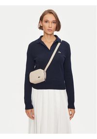 Lacoste Torebka NF4364DB Écru. Materiał: skórzane #6