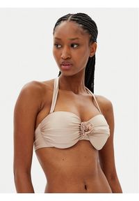 Hunkemöller Góra od bikini Lima 301282 Beżowy. Kolor: beżowy. Materiał: syntetyk