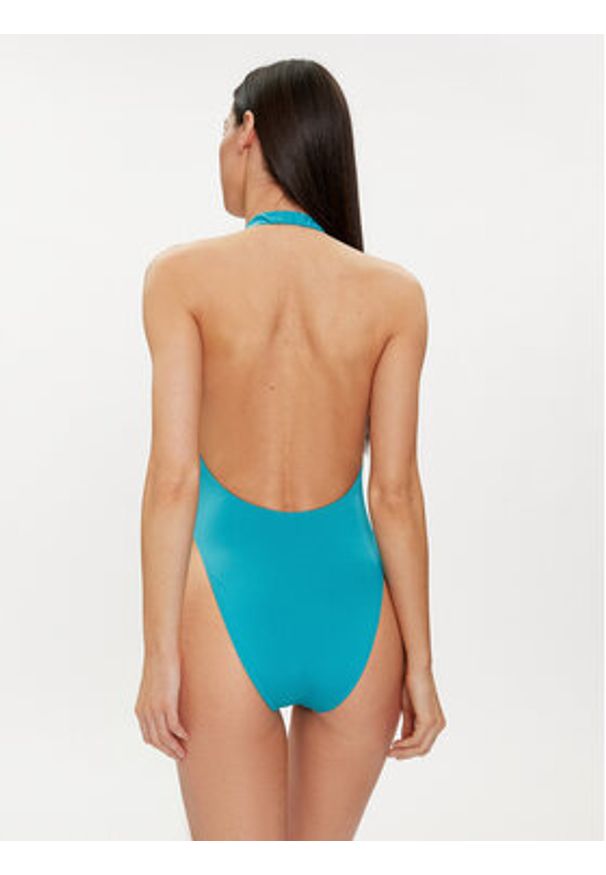 Calvin Klein Swimwear Strój kąpielowy KW0KW02342 Niebieski. Kolor: niebieski. Materiał: syntetyk