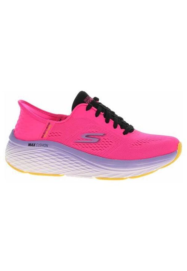 skechers - Buty do biegania damskie Skechers Max Cushioning Elite 2.0. Zapięcie: sznurówki. Kolor: różowy. Materiał: tkanina, materiał, syntetyk. Szerokość cholewki: normalna. Model: Skechers Sport. Sport: bieganie