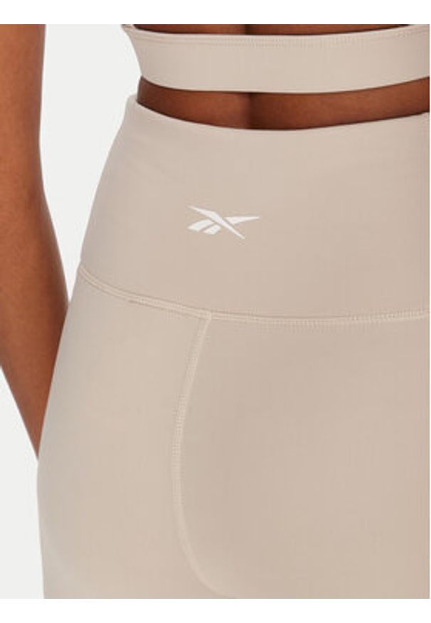 Reebok Kolarki Reebok X Ewa Chodakowska RK25314CCW Beżowy Slim Fit. Kolor: beżowy. Materiał: syntetyk