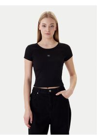 Calvin Klein T-Shirt LV047C200G Czarny Slim Fit. Kolor: czarny. Materiał: bawełna #1