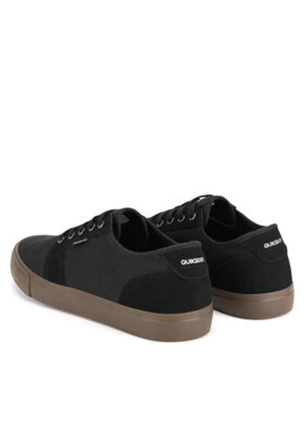 Quiksilver Trampki ZEKE-01 Czarny. Kolor: czarny. Materiał: materiał