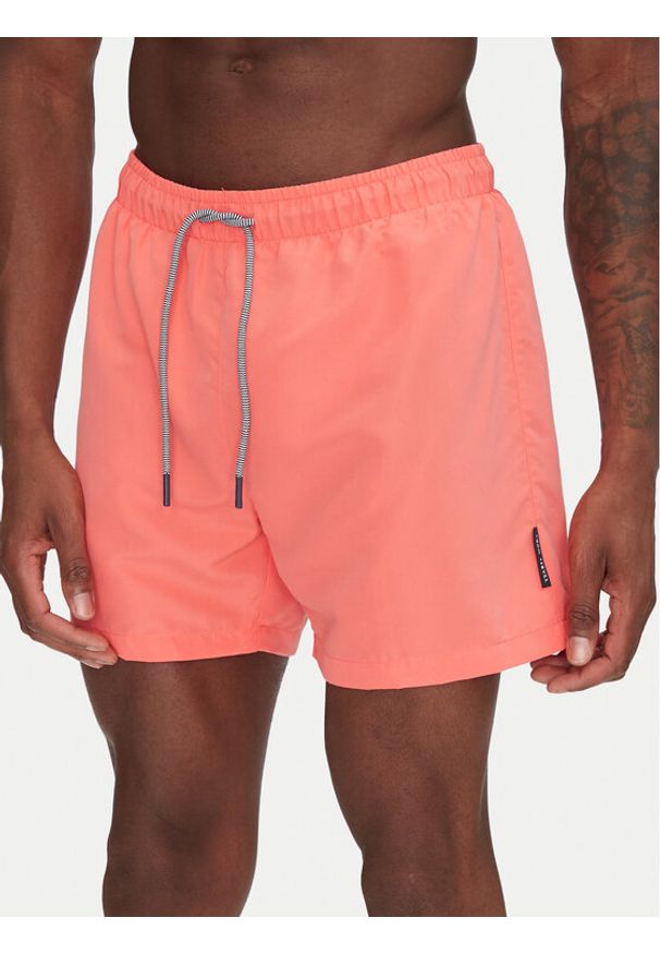 YSABEL MORA - Ysabel Mora Szorty kąpielowe 90379 Koralowy Regular Fit. Kolor: pomarańczowy. Materiał: syntetyk