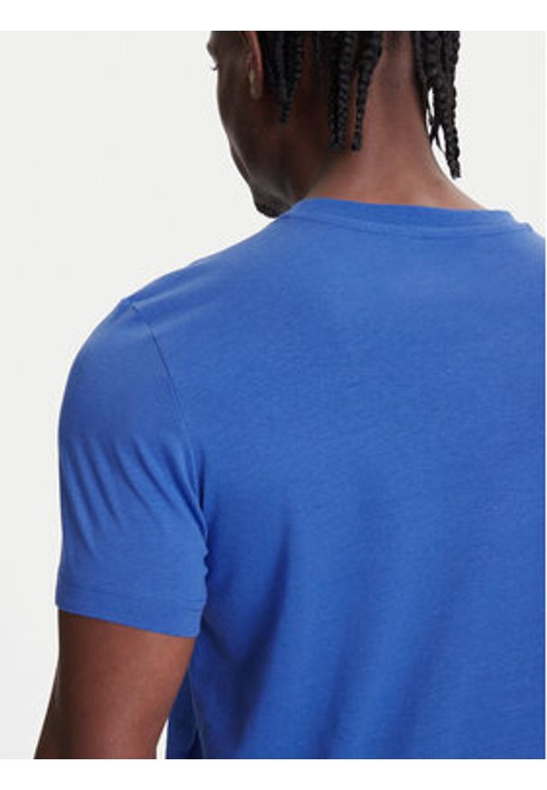 Kappa T-Shirt Logo Korpo Cafers 304J150 Niebieski Slim Fit. Kolor: niebieski. Materiał: bawełna