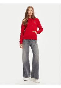 Guess Bluza W4YQ04 KC811 Czerwony Regular Fit. Kolor: czerwony. Materiał: bawełna #4