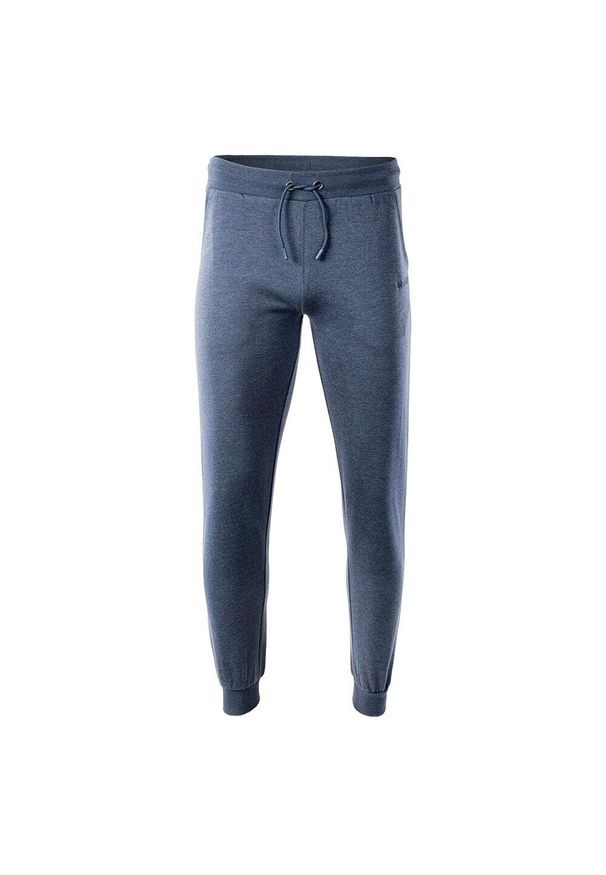 Hi-tec - Spodnie Dresowe Męskie Melian. Kolor: niebieski. Materiał: dresówka. Sport: fitness