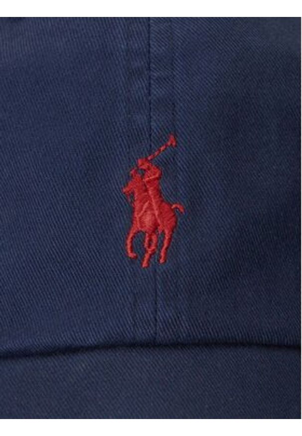 Polo Ralph Lauren Czapka z daszkiem 211912843021 Granatowy. Kolor: niebieski. Materiał: bawełna