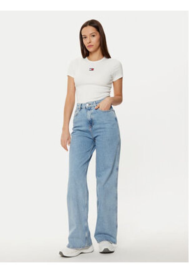 Tommy Jeans Jeansy Claire DW0DW19558 Niebieski Wide Leg. Kolor: niebieski
