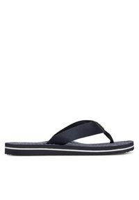 TOMMY HILFIGER - Tommy Hilfiger Japonki Th Chain Print FW0FW08514 Granatowy. Kolor: niebieski. Materiał: materiał. Wzór: nadruk #4