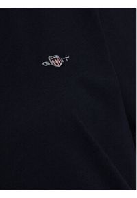 GANT - Gant T-Shirt Shield 4200750 Granatowy Regular Fit. Kolor: niebieski. Materiał: bawełna #3