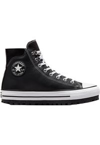 Buty Converse Chuck Taylor All Star City Trek Waterproof, Dla obu płci. Kolor: czarny. Materiał: materiał, skóra. Model: Converse All Star