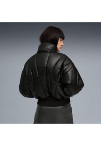 Kurtka damskie Puma Dare To Puffer Jacket. Kolor: czarny. Materiał: poliester, materiał. Sport: turystyka piesza #2