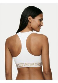 VERSACE - Versace Biustonosz top AUD01039 Biały. Kolor: biały. Materiał: bawełna #4