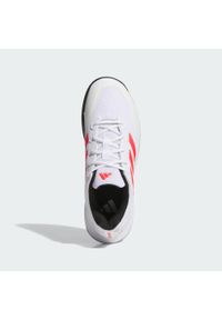 Adidas - Gamecourt 2.0 Tennis Shoes. Kolor: biały, czerwony, wielokolorowy, czarny. Materiał: materiał. Sport: tenis