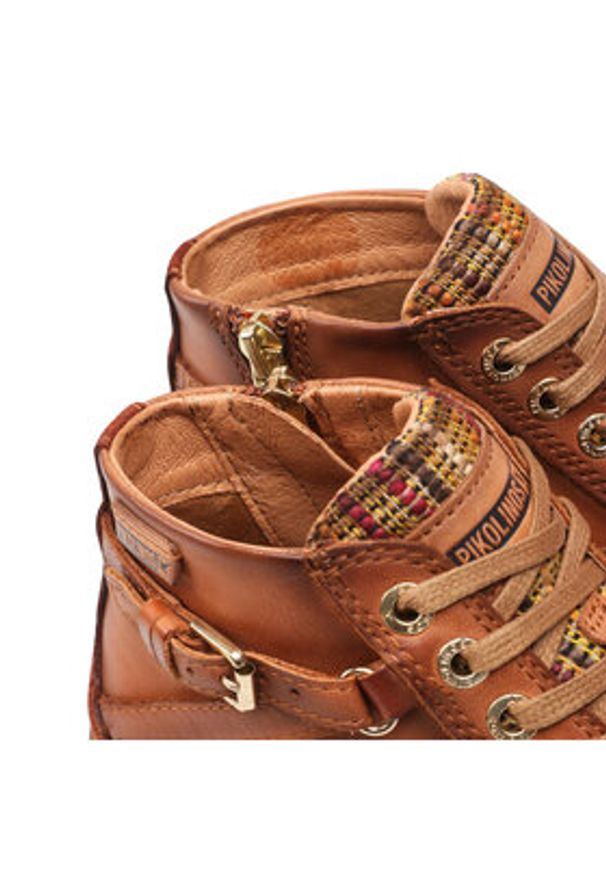 Pikolinos Trzewiki 901-7312 Brązowy. Kolor: brązowy. Materiał: skóra