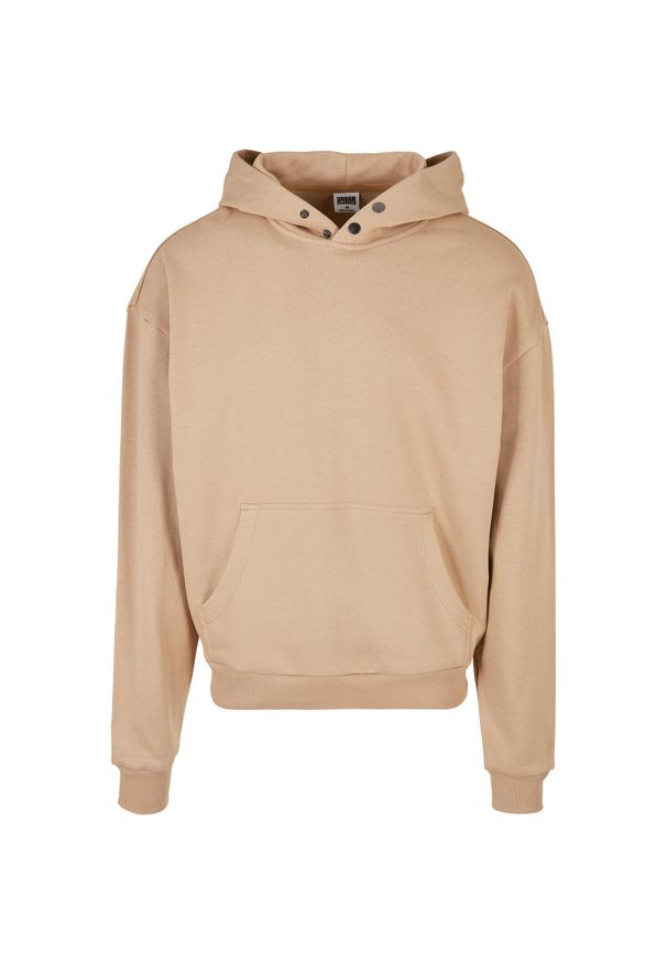 Bluza z kapturem Urban Classics Snap GT. Typ kołnierza: kaptur. Kolor: beżowy