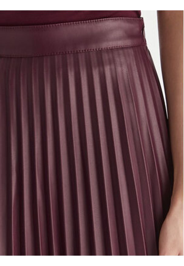 Vero Moda Spódnica z imitacji skóry Bella Holly 10319036 Fioletowy Regular Fit. Kolor: fioletowy. Materiał: skóra