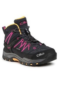 CMP Trekkingi Kids Rigel Mid Trekking Shoe Wp 3Q12944 Szary. Kolor: czarny. Materiał: zamsz, skóra #4