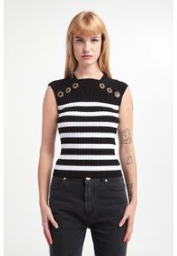 Balmain - Top damski dzianinowy BALMAIN. Materiał: dzianina #5