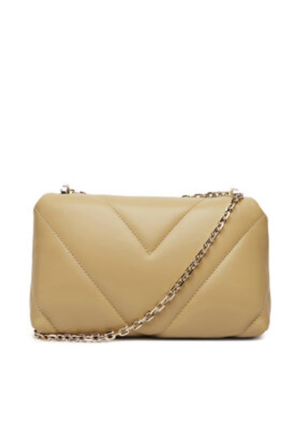 Patrizia Pepe Torebka CB0084/L006-B862 Beżowy. Kolor: beżowy. Materiał: skórzane