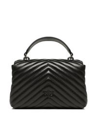 Pinko Torebka Love Lady Puff Mini Cl PE 23 PLTT 100044 A0GK Czarny. Kolor: czarny. Materiał: skórzane