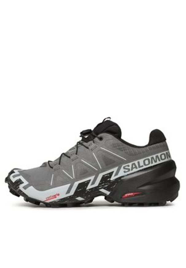 salomon - Salomon Buty do biegania Speedcross 6 L41738000 Szary. Kolor: szary. Materiał: syntetyk. Model: Salomon Speedcross