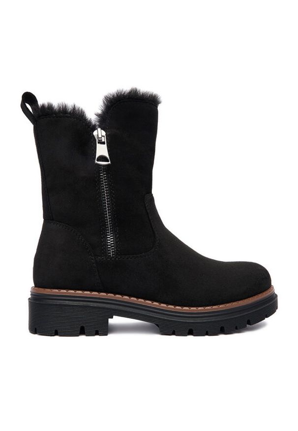 Clara Barson Botki CEO-WS6382-01 Czarny. Kolor: czarny. Materiał: materiał