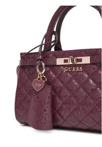 Guess Torebka Idra HWGG81 57050 Bordowy. Kolor: czerwony. Materiał: skórzane #5